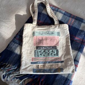 Kate Spade canvas Book Tote